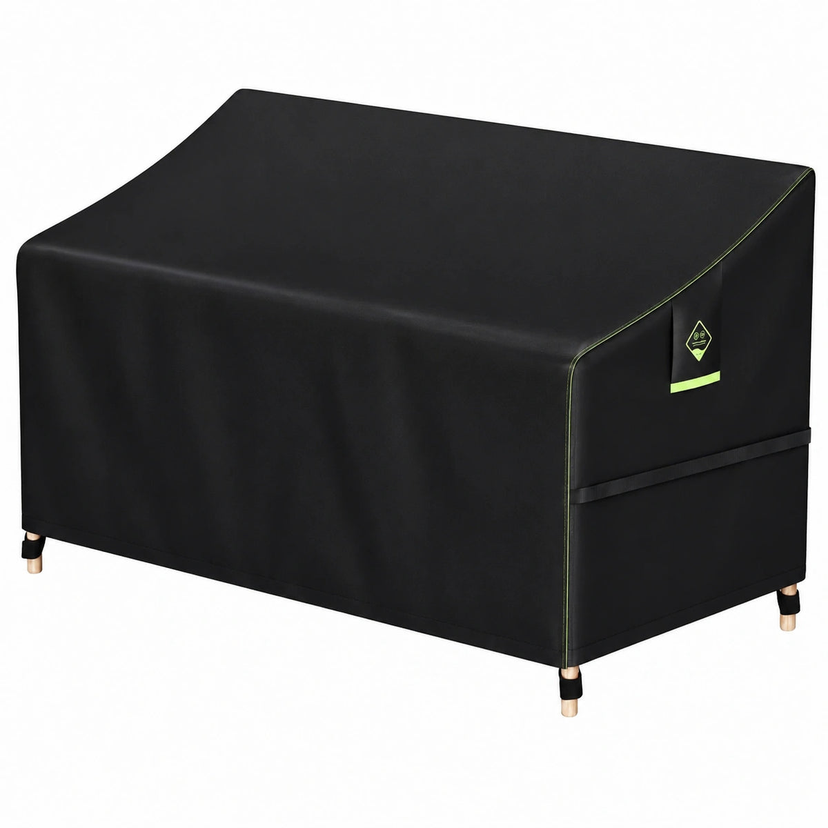 Wasserdichte 3-Sitzer Gartenbank Abdeckung aus 420D Oxford, 160x70x60/88 cm
